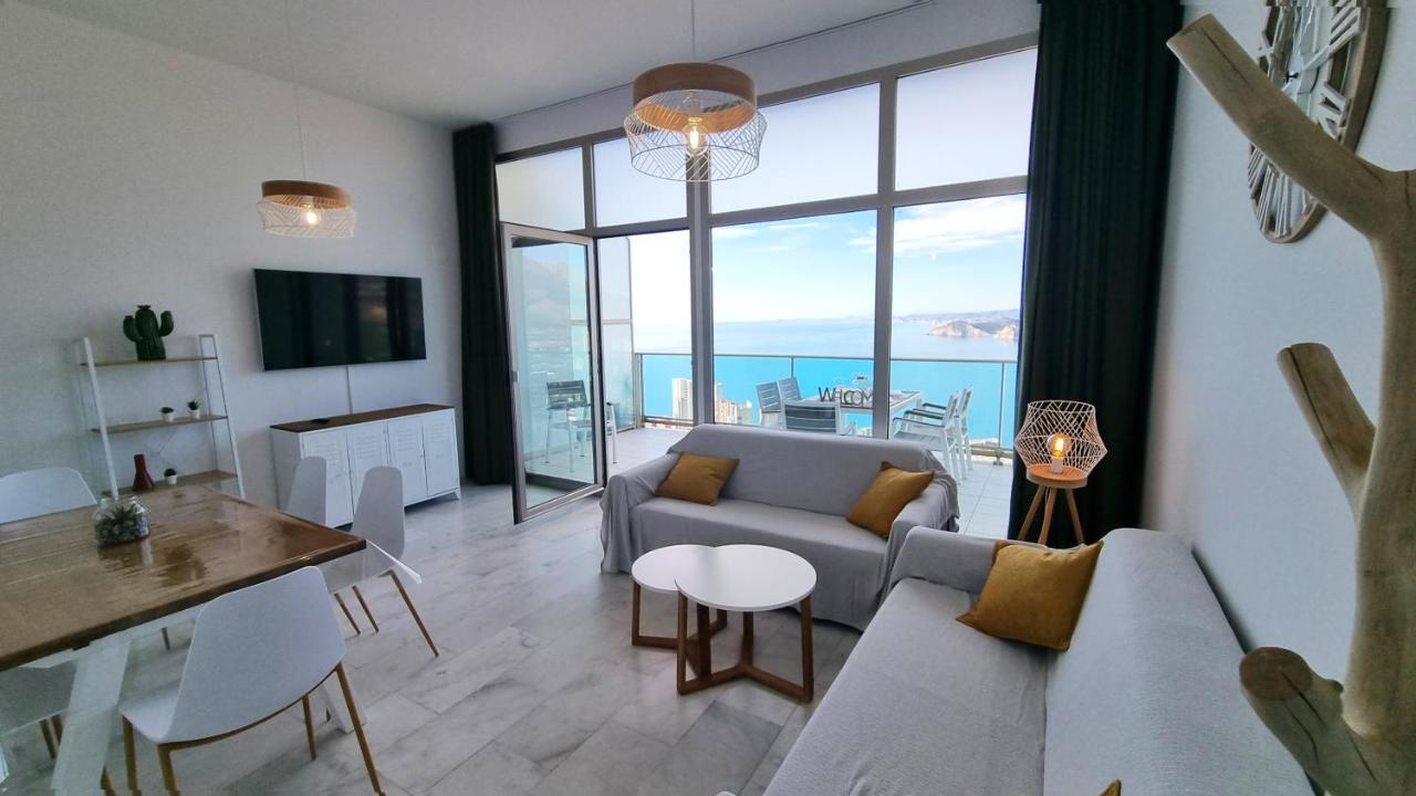 Skyline 41 Gran Lujo, Terraza Grande Y Vistas Al Mar - Planta 41 Apartment Benidorm Ngoại thất bức ảnh