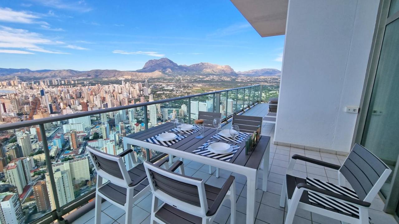 Skyline 41 Gran Lujo, Terraza Grande Y Vistas Al Mar - Planta 41 Apartment Benidorm Ngoại thất bức ảnh